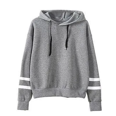 Striped Long Sleeve Hoodie
