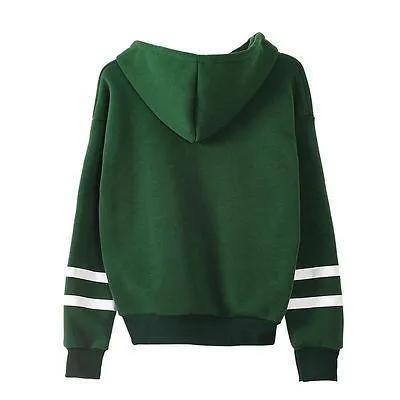 Striped Long Sleeve Hoodie