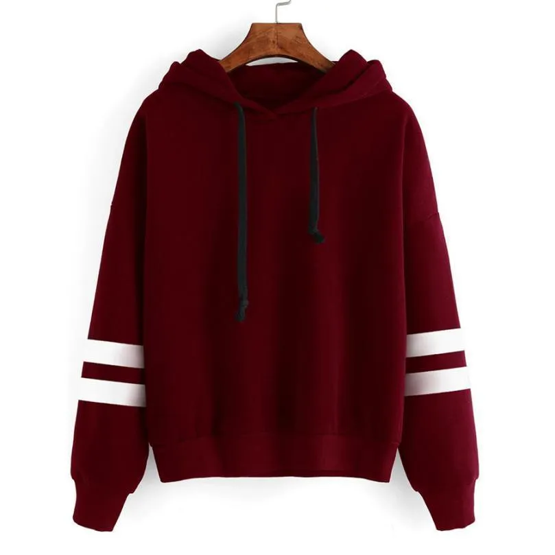 Striped Long Sleeve Hoodie