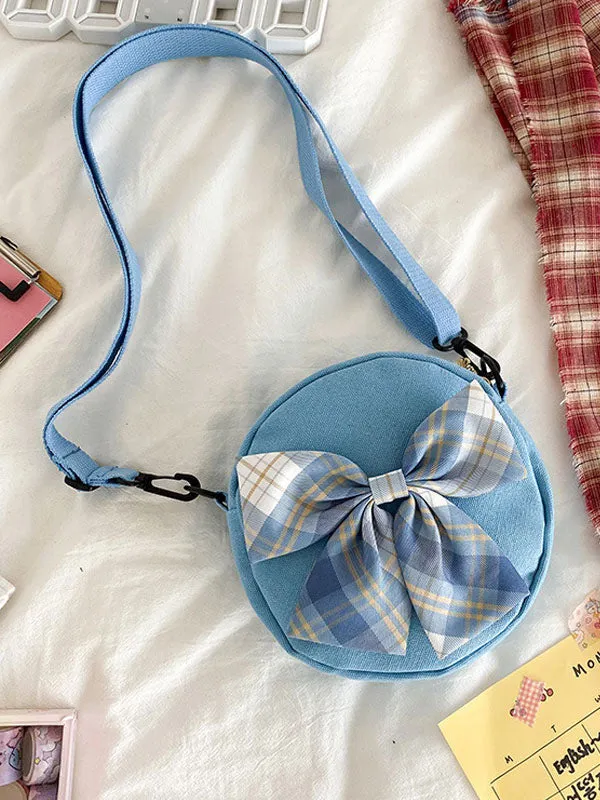 Sweet Lolita Bag White Canvas Cross-body Bag Lolita Accessories