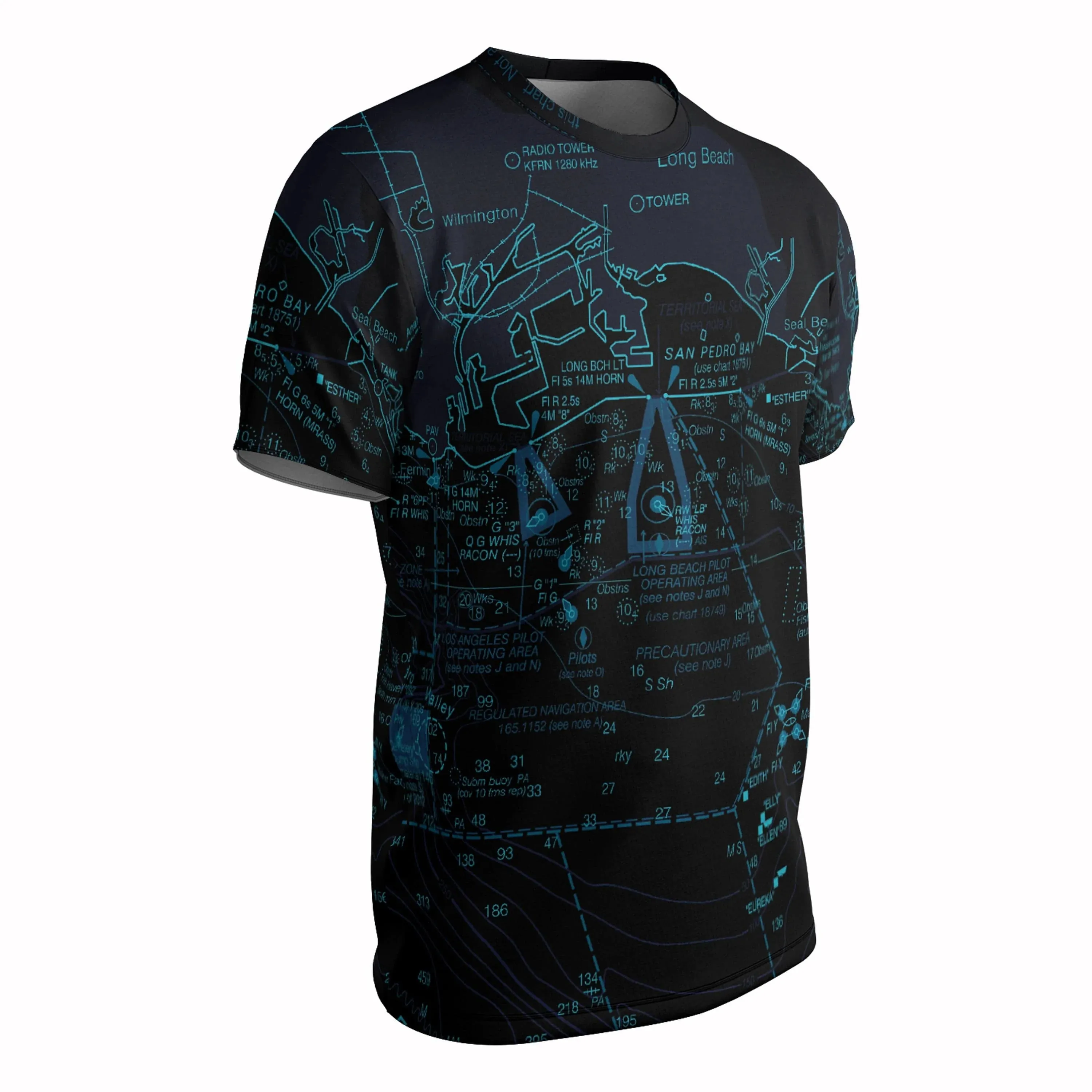 The San Pedro Bay by Starlight Short Sleeve Performance Tee