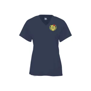 The Villages Water Volleyball Ladies V-Neck Performance T-Shirt