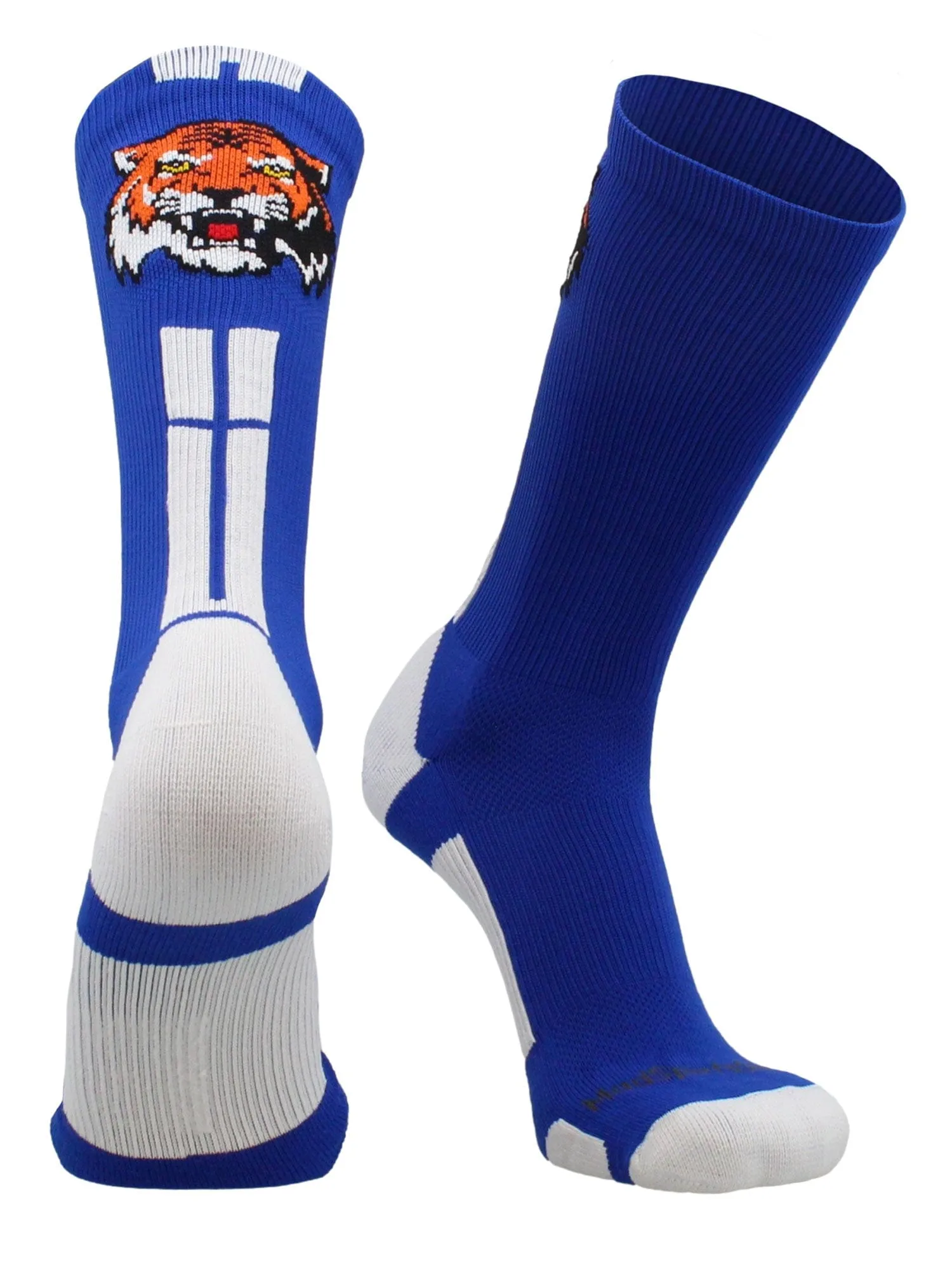 Tigers Logo Athletic Crew Socks (multiple colors)