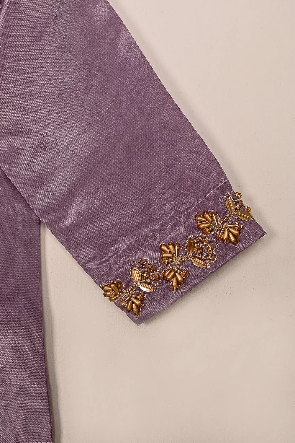TKF-214-Purple - Kids 3Pc Ready to Wear Silk Formal Dress