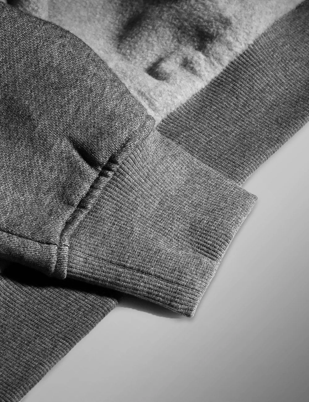 Unisex Heated Fleece Hoodie - Grey