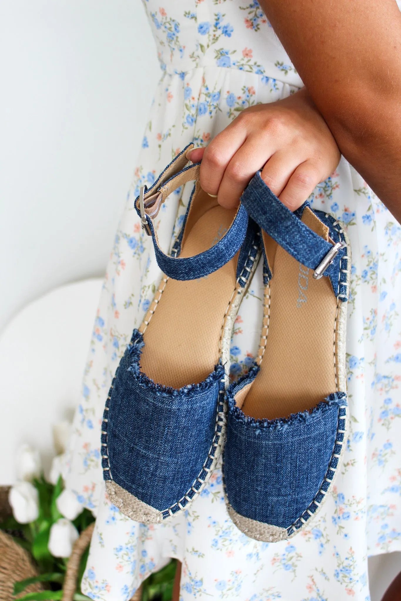 Venice Espadrille Sandal • Denim