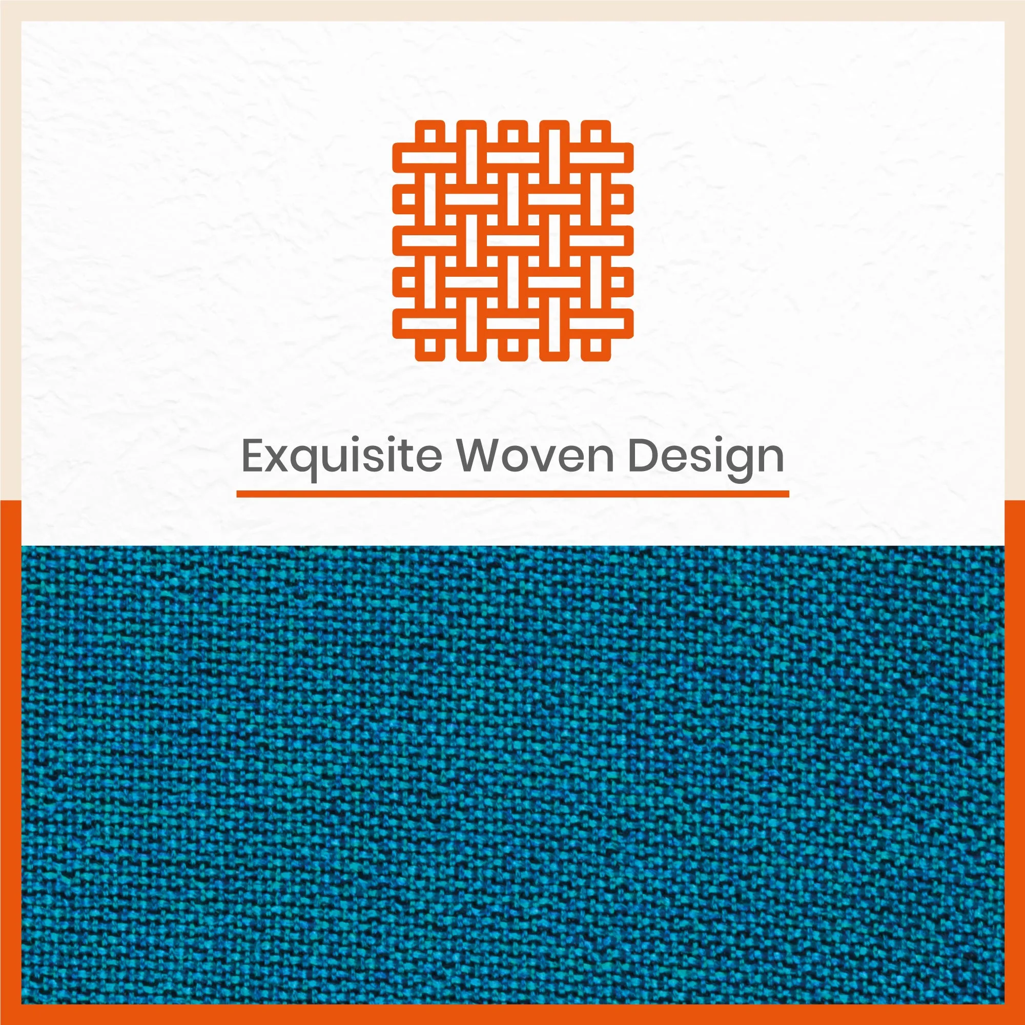 Vera Premium Jute Table Mats / Placemats for Home Dining Table | (Blue - Set of 6 - 45cm x 30cm)