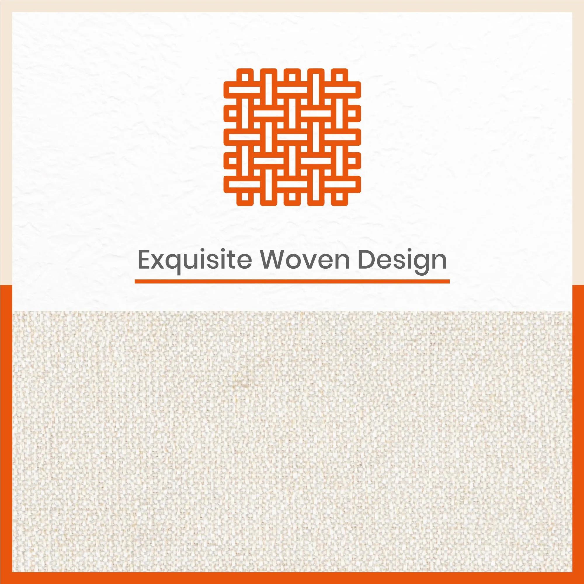 Vera Premium Jute Table Mats / Placemats for Home Dining Table | (Cream - Set of 6 - 45cm x 30cm)
