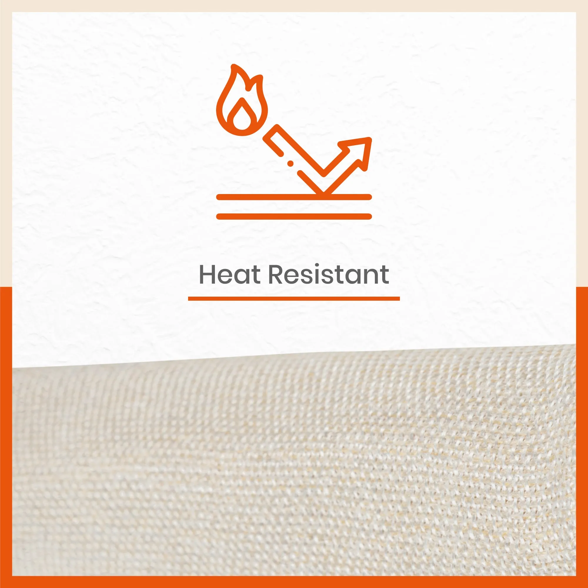 Vera Premium Jute Table Mats / Placemats for Home Dining Table | (Cream - Set of 6 - 45cm x 30cm)