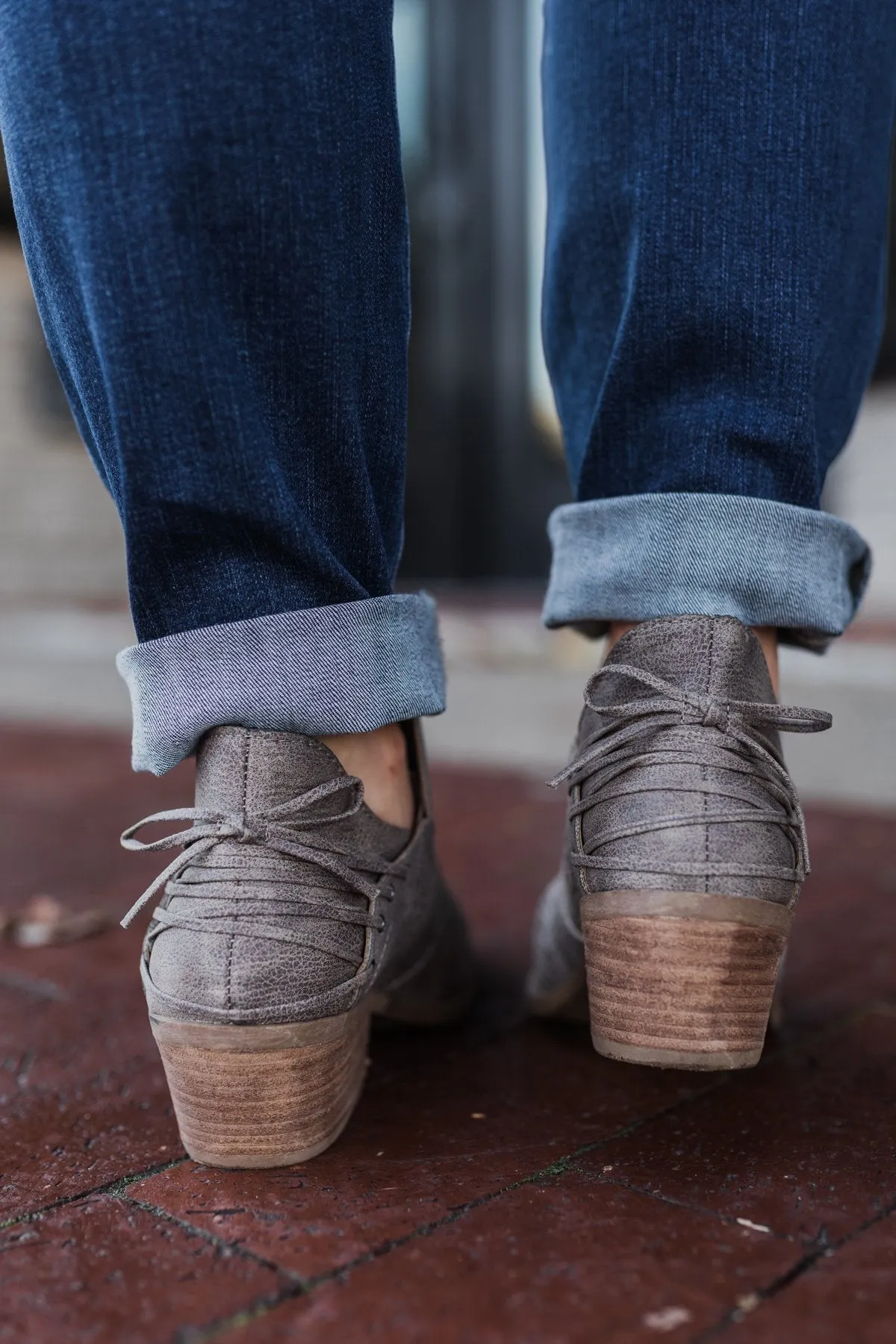 Very G Cindy Booties- Grey