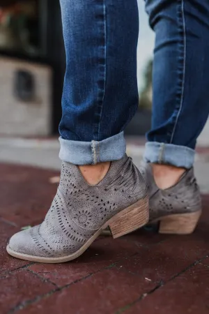 Very G Cindy Booties- Grey
