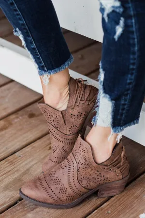 Very G Cindy Booties- Tan