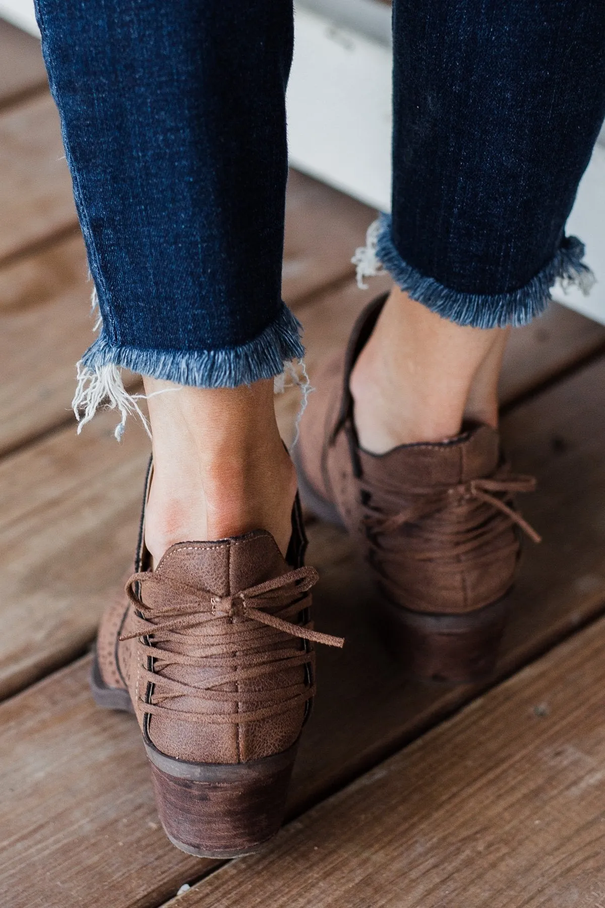 Very G Cindy Booties- Tan