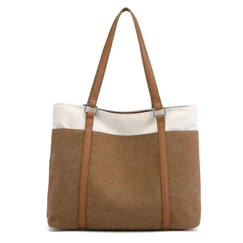Vogue Fashion Casual Contrast Color Women's Handbags