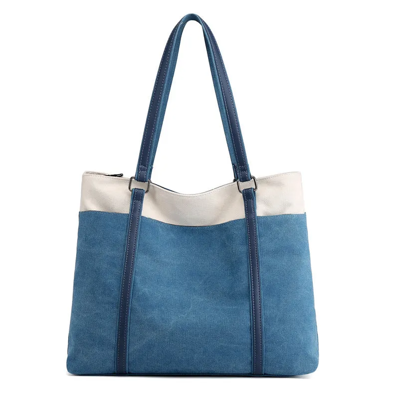 Vogue Fashion Casual Contrast Color Women's Handbags