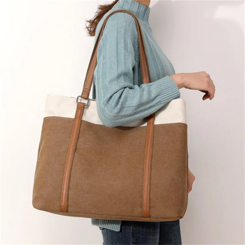 Vogue Fashion Casual Contrast Color Women's Handbags