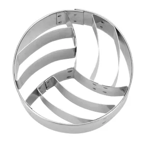 Volleyball Cookie Cutter With Internal Detailing 6cm
