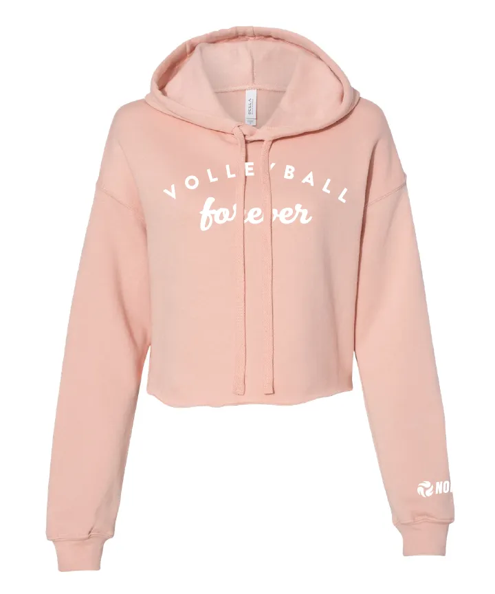 Volleyball Forever Cropped Hoodie
