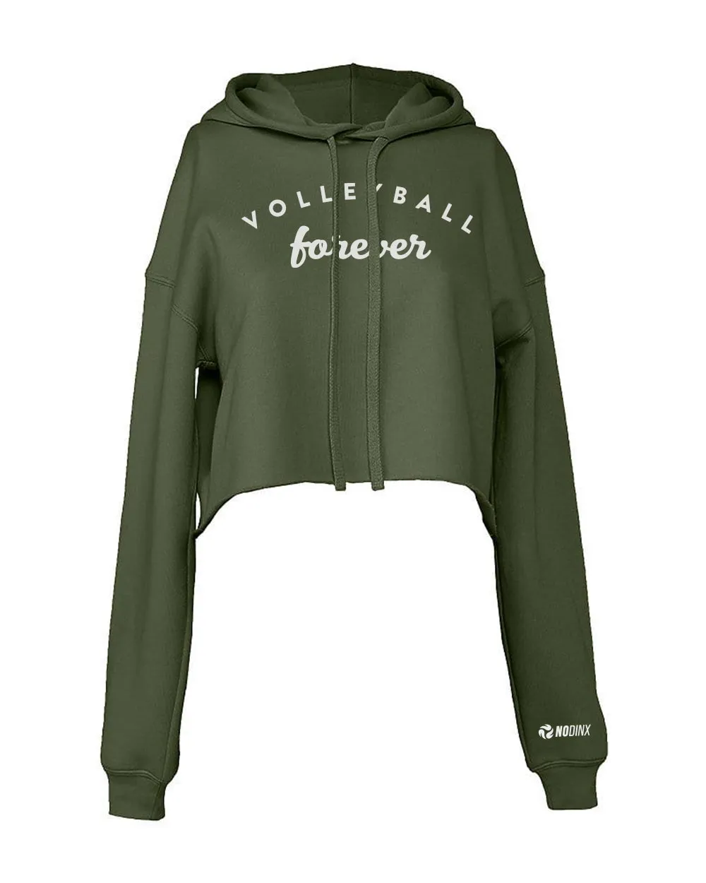 Volleyball Forever Cropped Hoodie