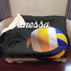 Volleyball Personalized Blankets