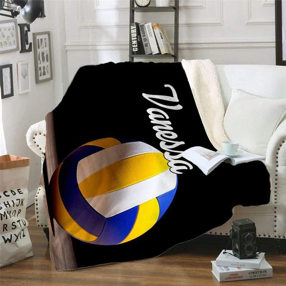 Volleyball Personalized Blankets