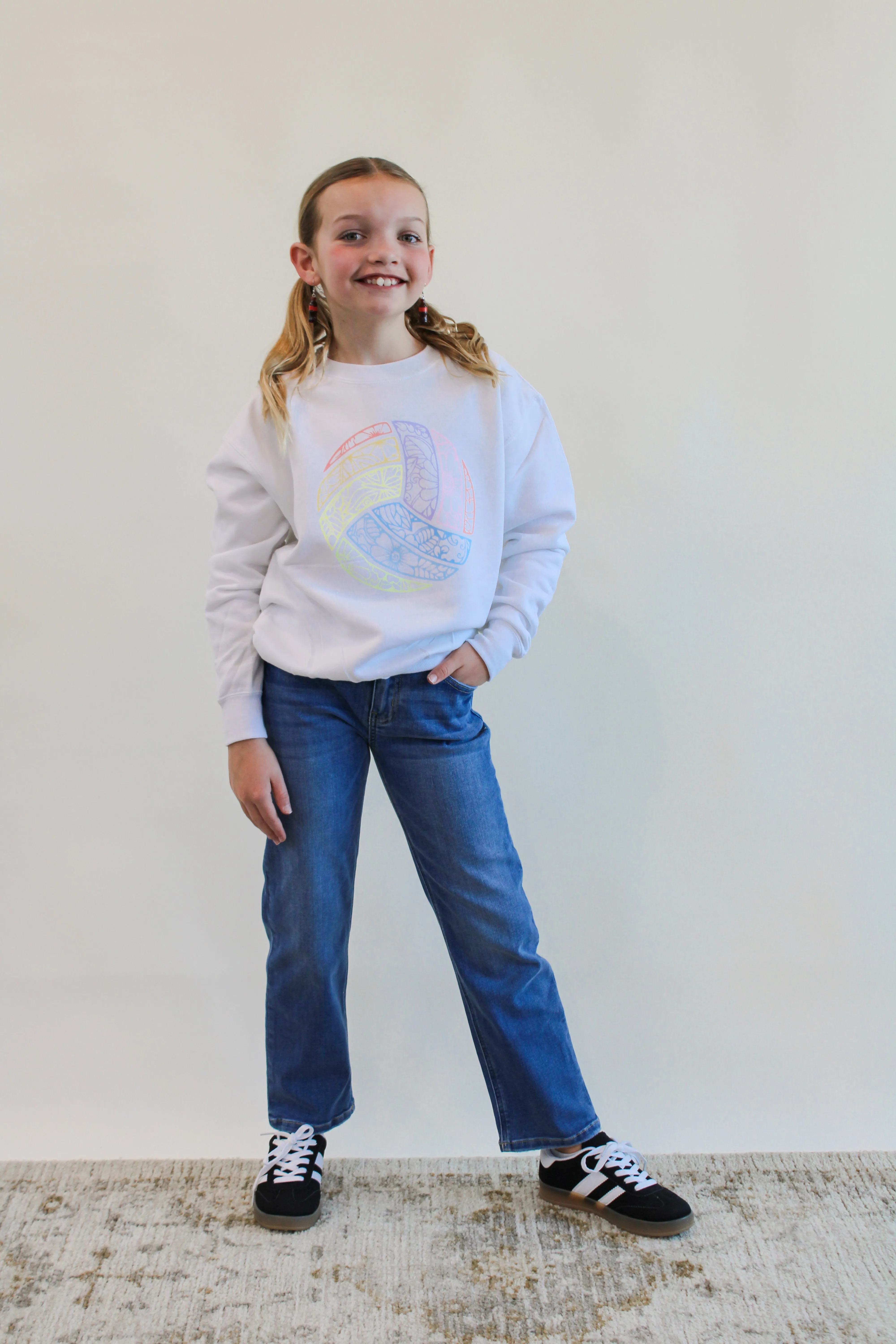VOLLEYBALL YOUTH CREWNECK SWEATSHIRT