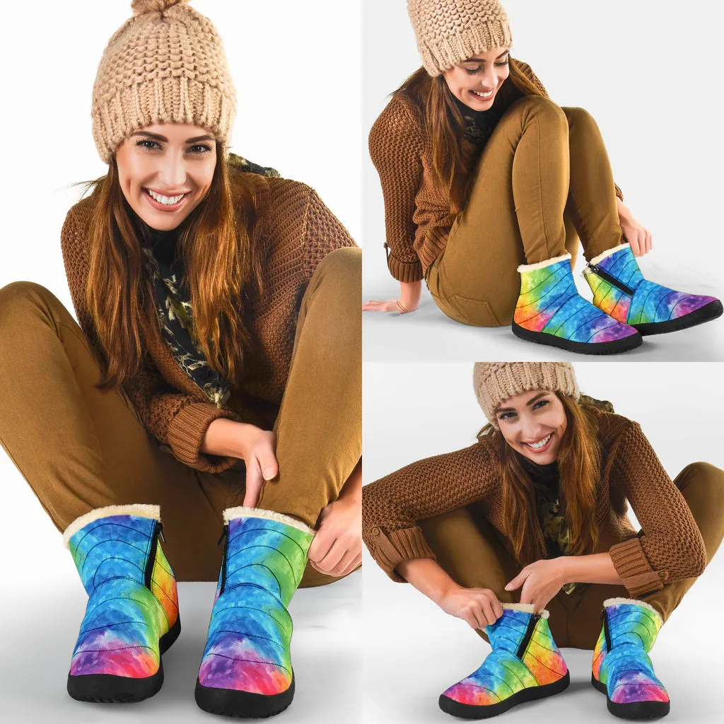 Water Colors Cozy Winter Boots