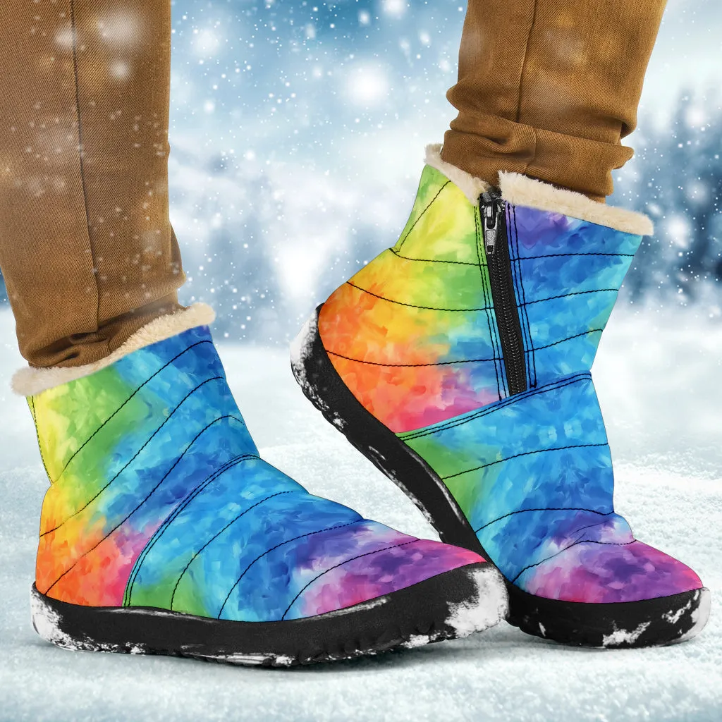 Water Colors Cozy Winter Boots