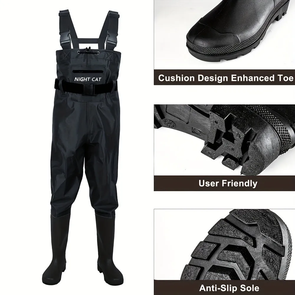 Waterproof Fishing & Hunting Chest Waders with Boots