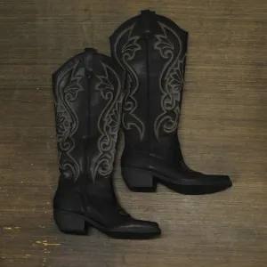 Wild Fable Kenzi Tall Western Dress Boots with Memory Foam Insole Black 8.5M
