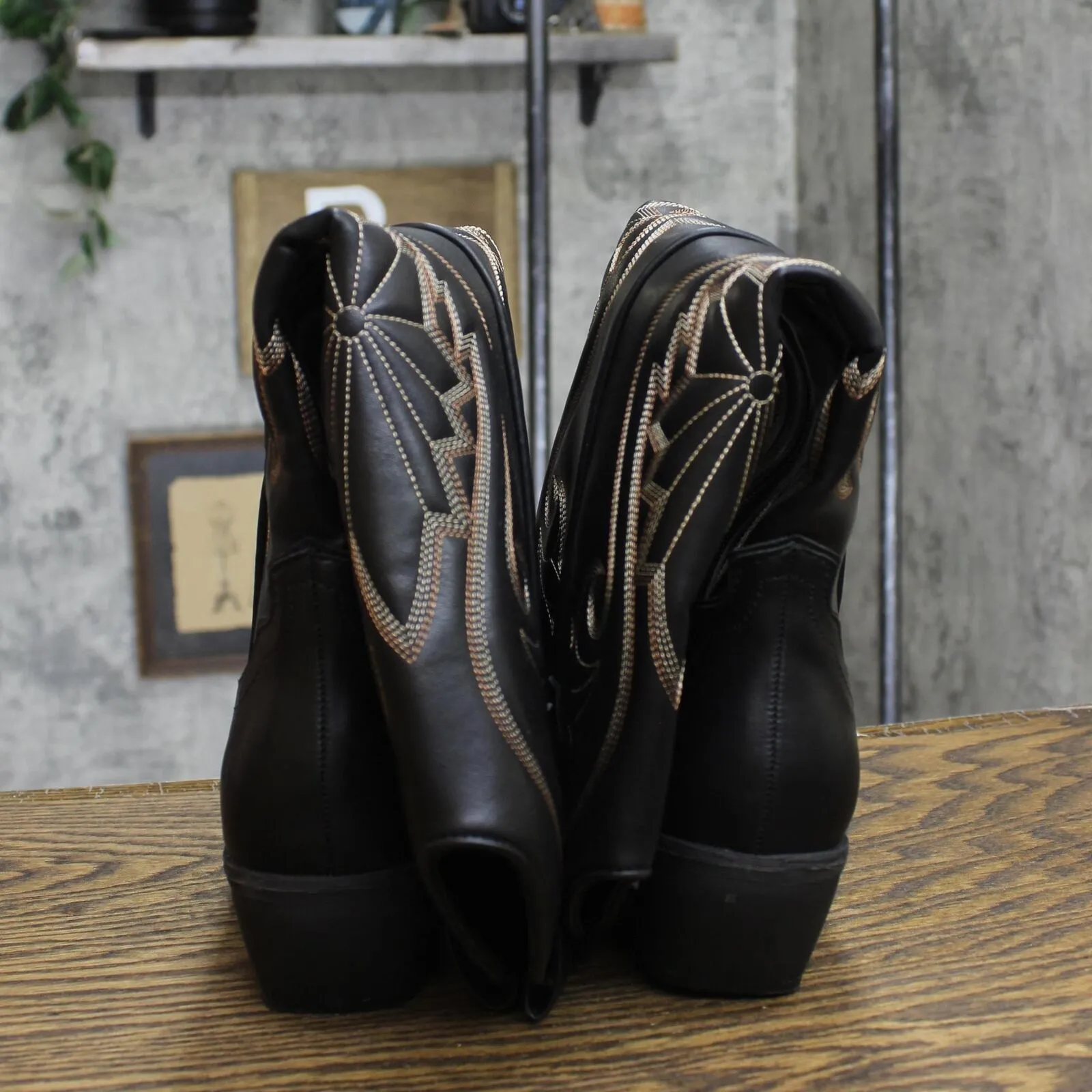 Wild Fable Kenzi Tall Western Dress Boots with Memory Foam Insole Black 8.5M