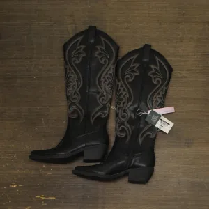 Wild Fable Kenzi Tall Western Dress Boots with Memory Foam Insole Black Multi 6M