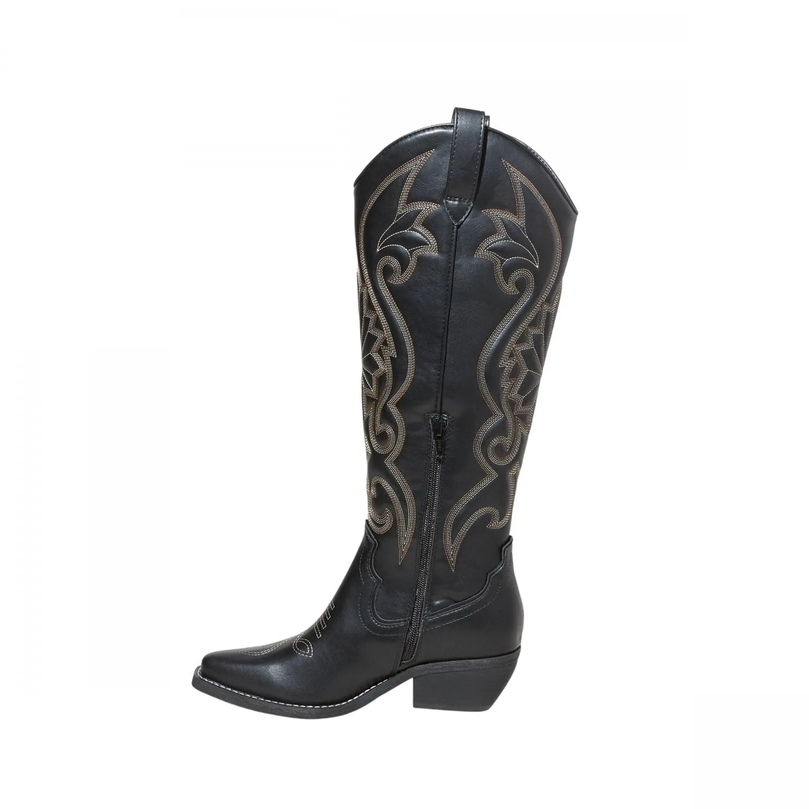 Wild Fable Kenzi Tall Western Dress Boots with Memory Foam Insole Black Multi 6M