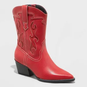 Wild Fable Women's Daytona Western Boots with Memory Foam Insole 89477739