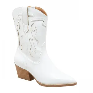 Wild Fable Women's Daytona Western Boots with Memory Foam Insole White 11