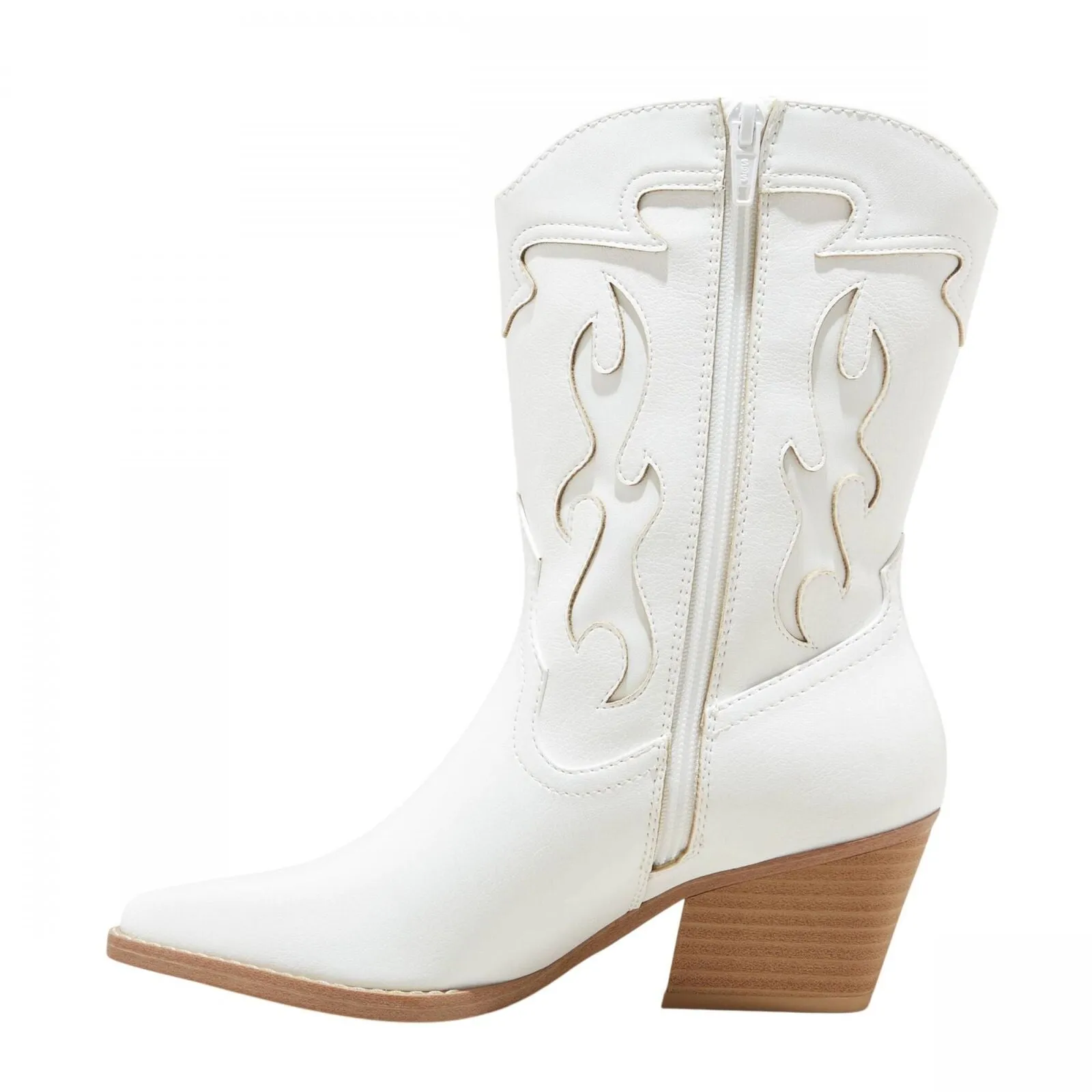 Wild Fable Women's Daytona Western Boots with Memory Foam Insole White 11