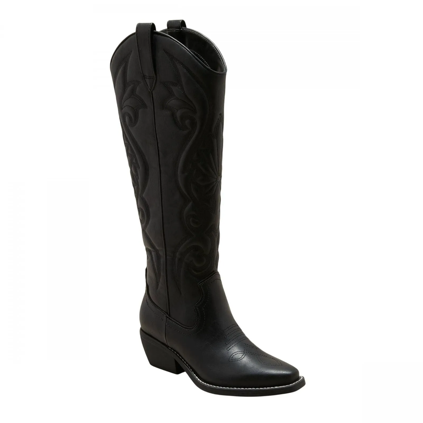 Wild Fable Womens Kenzi Western Boots with Memory Foam Insole Jet Black 8.5M