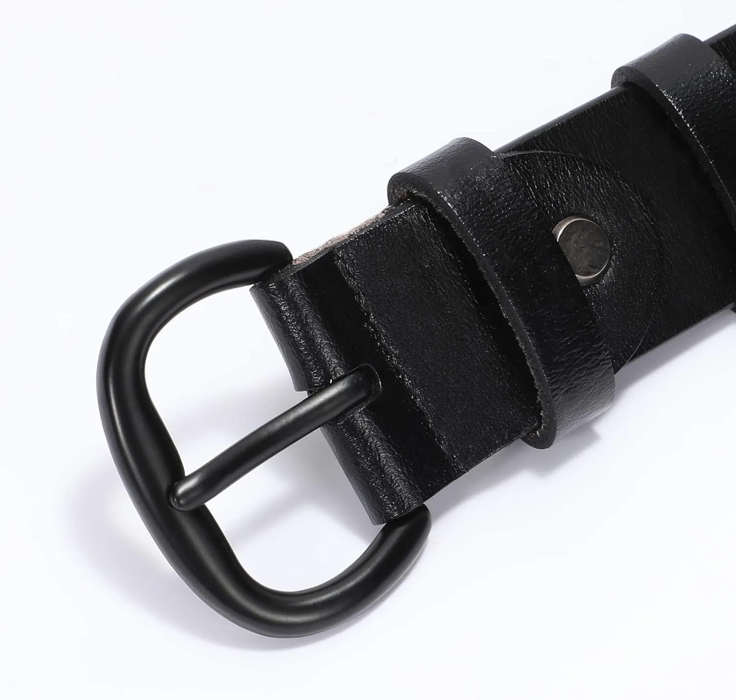 Women Leather Belt for Jeans Pants and Dresses  with Pin Buckle