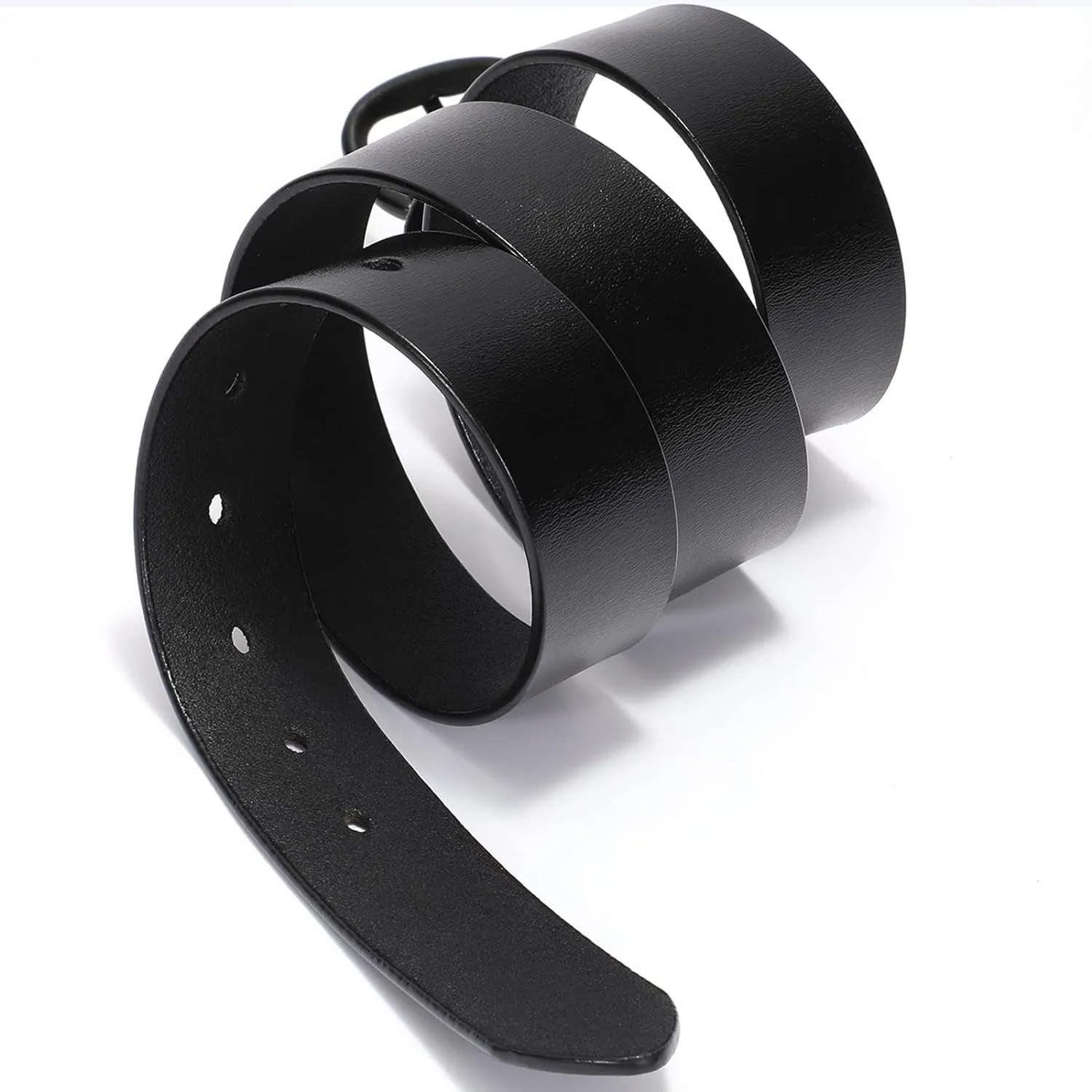 Women Leather Belt for Jeans Pants and Dresses  with Pin Buckle