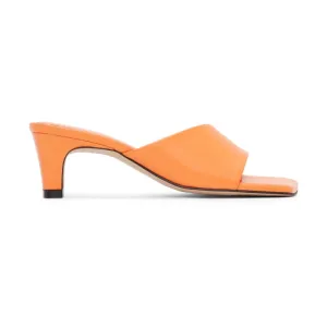 Womens | LOW CLASSIC Slide Heeled Sandal Orange