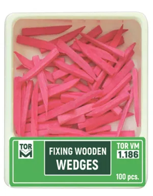 Wooden Wedges Medium Long 100pcs