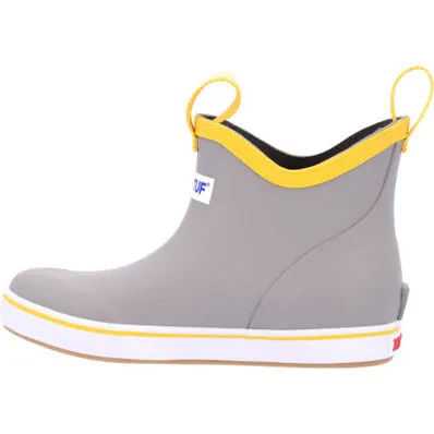 Xtratuf Kid's Ankle Deck Boot- Grey/Yellow (XKAB107)