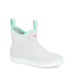Xtratuf Women's 6 Inch Gray Deck Ankle Boot XWAB-102-GRY