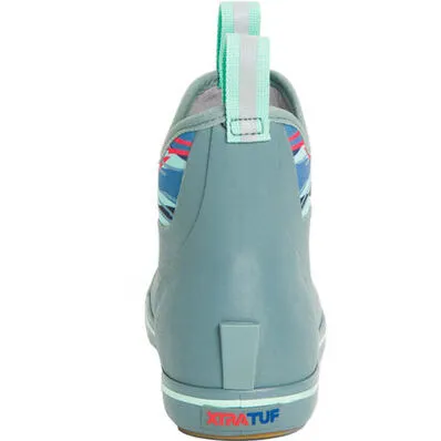 Xtratuf Women's 6 Inch Trooper Blue/Beach Glass Ankle Deck Boot