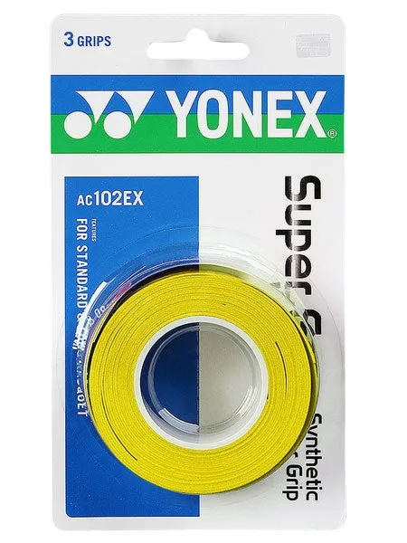 Yonex Super Grap Synthetic Overgrip (3 Pack)